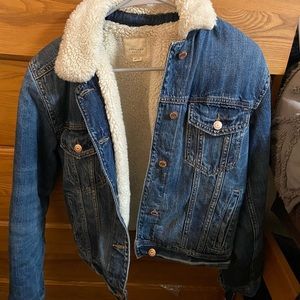 Sherpa Denim Coat